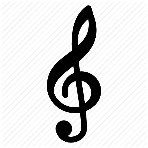 Melody, Music, Music Note, Note, Treble Clef Icon
