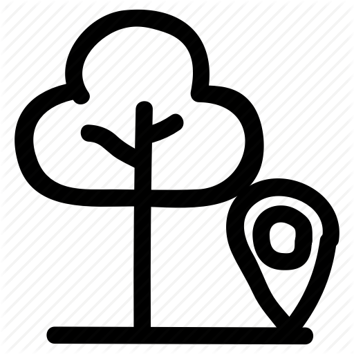 Forest, Gps, Location, Map, Navigation, Plant, Tree Icon