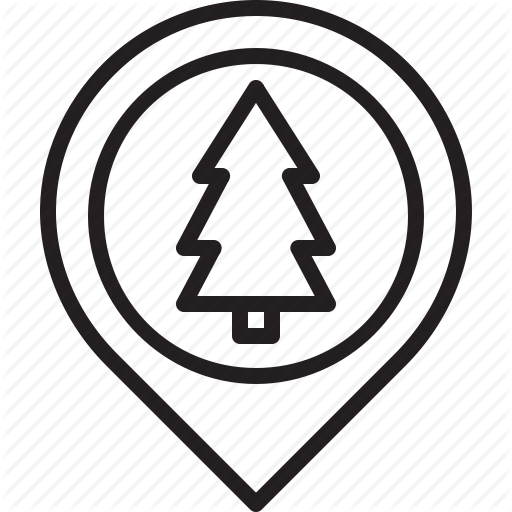 Forest, Jungle, Location, Map, Pin, Tree, Wild Icon