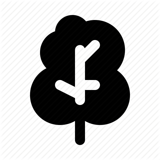 City, Locations, Map, Town, Tree Icon