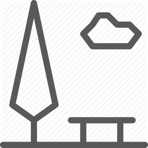 Bench, Environment, Nature, Park, Relax, Tree, View Icon