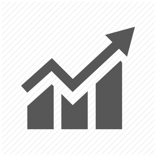 Diargam, Gainer, Graph, Icrease, Trend Icon