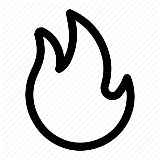 Fire, Flame, Hot, Spark, Trend Icon