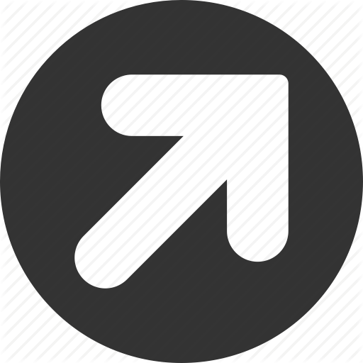 Arrow Up, Grow, Growth, Increase, Move, Right Up, Trend Icon