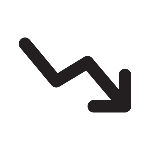 Trending, Down Icon Free Of Eva Fill Icons