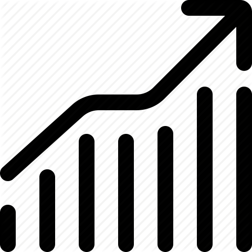 Graph, Grow, Increase, Profit, Sales, Trending Icon