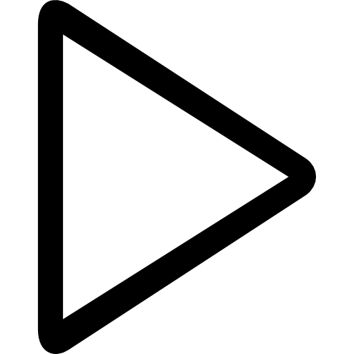 Play Triangle Outline Icons Free Download