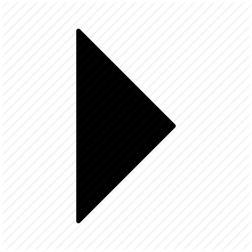 Arrow, Right, Triangle Icon
