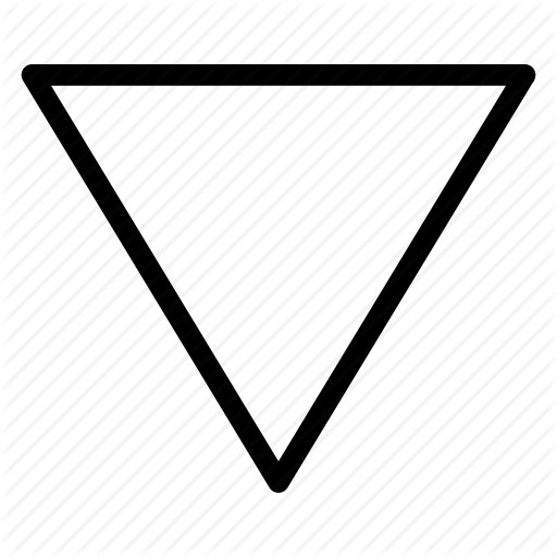Direction, Down, Geometry, Pyramid, Shape, Triangle Icon