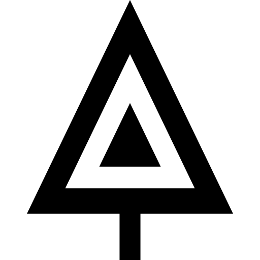 Two Triangles Christmas Tree