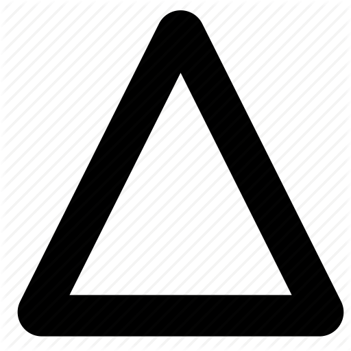 Road, Sign, Triangle Icon