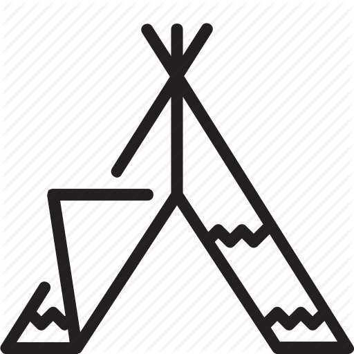 Africa, C Camping, Outdoors, Tent, Tribe Icon