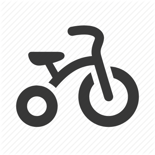 Baby, Newborn, Raw, Simple, Tricycle Icon