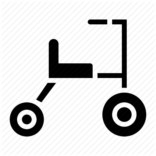 Bicycle, Bike, Children, Tricycle Icon