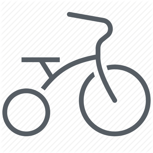 Bike, Child, Transportation, Tricycle Icon