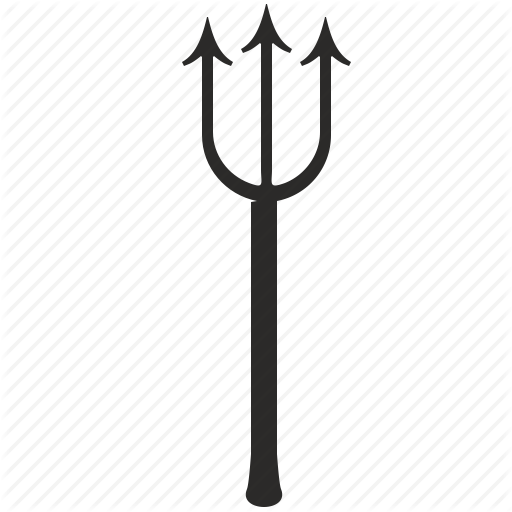 Devil, Hell, Instrument, Trident Icon