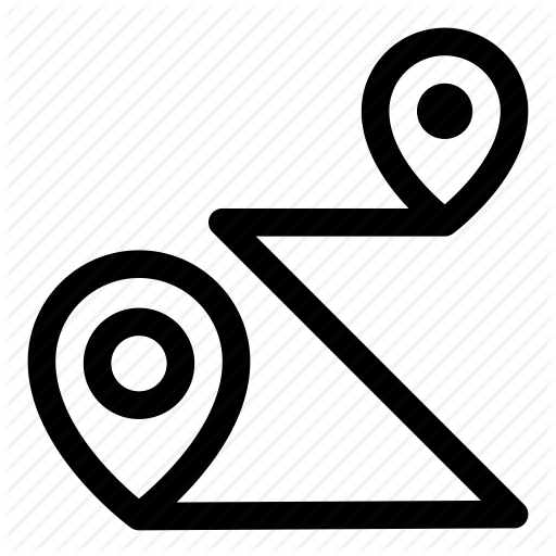 Car, Map, Marker, Route, Trip Icon