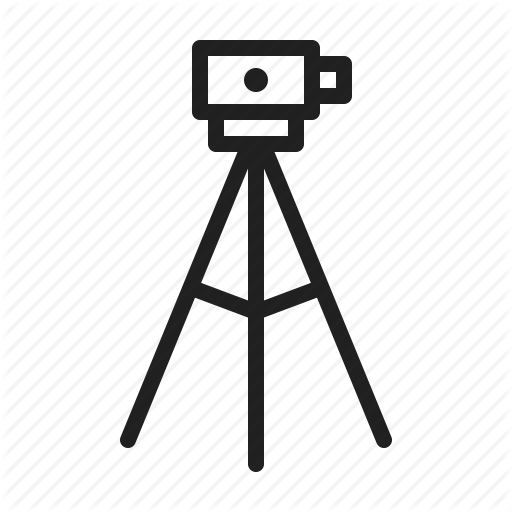 Laser, Level, Measurement, Tripod Icon