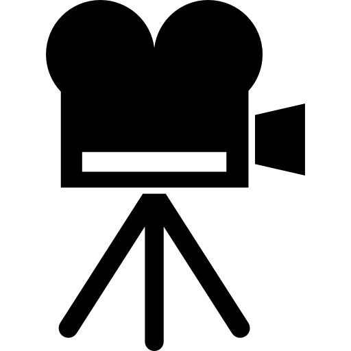 Vintage Camera On A Tripod Icons Free Download