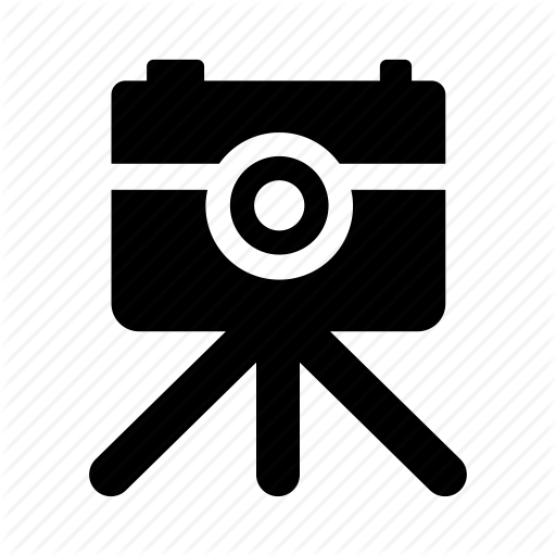 Camera, Tripod Icon