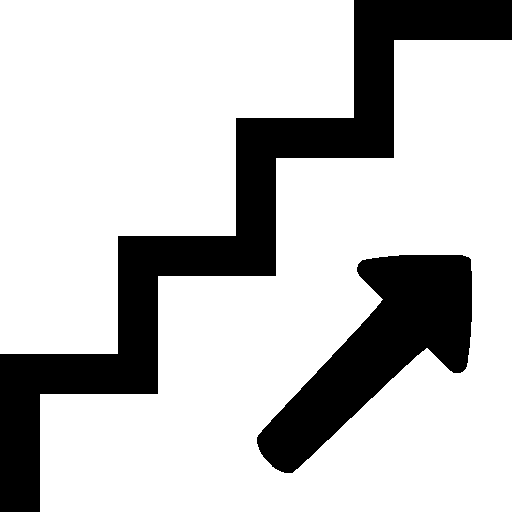 Household Stairs Up Icon