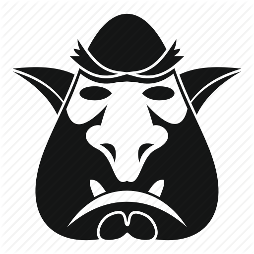 Animal, Creature, Fantasy, Halloween, Head, Monster, Troll Icon