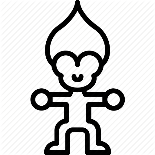 Child, Game, Kid, Play, Toy, Troll Icon