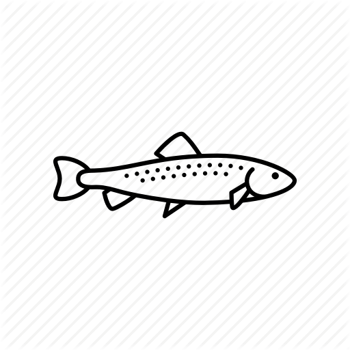 Fish, Menu, Restaurant, River, Seafood, Sealife, Trout Icon