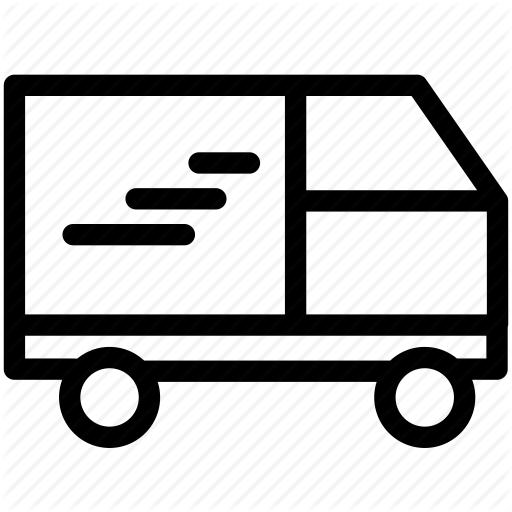 Delivery, Driver, Shipping, Truck, Van, Vehicle Icon