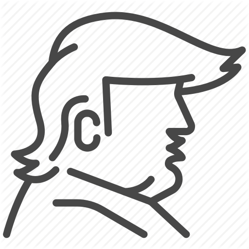 Donald, Fat, Man, Political, President, Trade War, Trump Icon