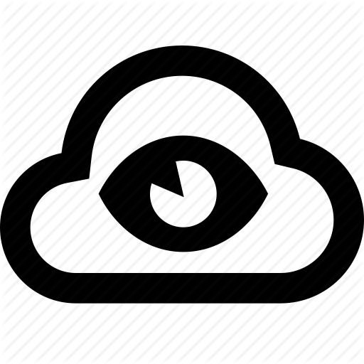 Cloud, Eye, Spy Icon