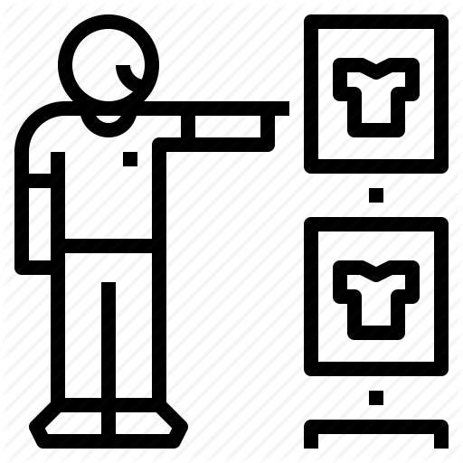 Clothes, Dressing, Fitting, Room, Selection, Try, Virtual Icon