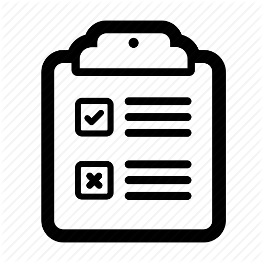 Check, Clipboard, Don'ts, Dos, List, Survey, Writing Icon