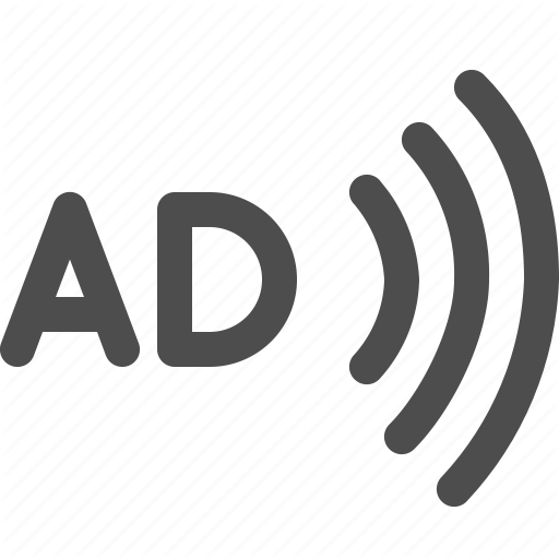 Accessibility, Audio, Blind, Description, Hear Icon