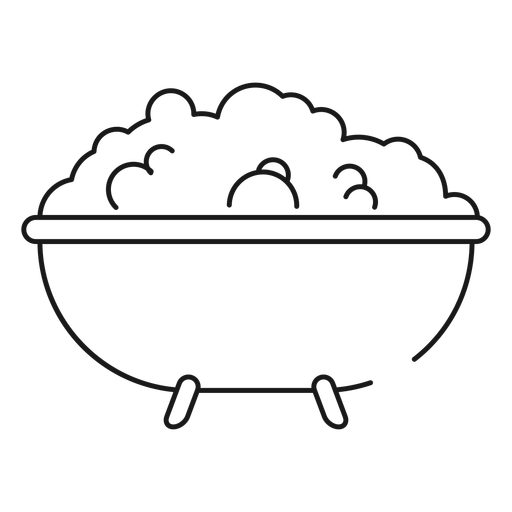 Bath Tub Stroke Icon