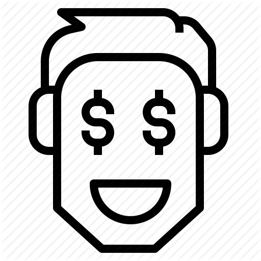 Face, Man, Money, Smile, Trader Icon