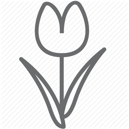 Flower, Nature, Plant, Tulip Icon