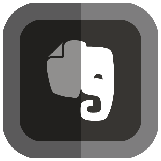 Evernote Icon Folded Social Media Iconset Uiconstock