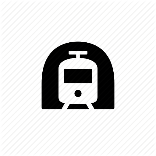 Train, Tram, Travel, Tunnel Icon