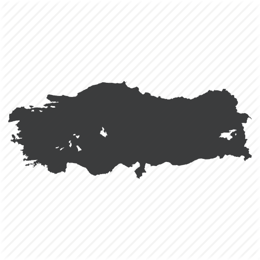 Asian, Country, Gps, Location, Map, Navigation, Turkey Icon