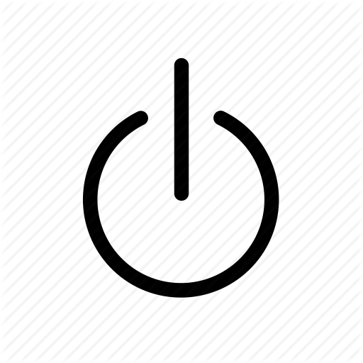 Power, Power Off, Power On, Standby, Switch, Turn Off, Turn On Icon