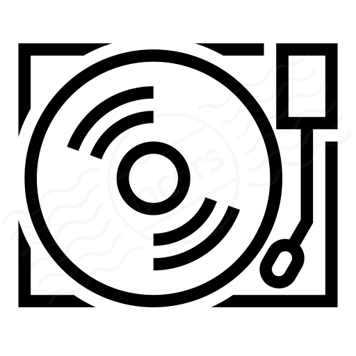 Iconexperience I Collection Record Player Icon