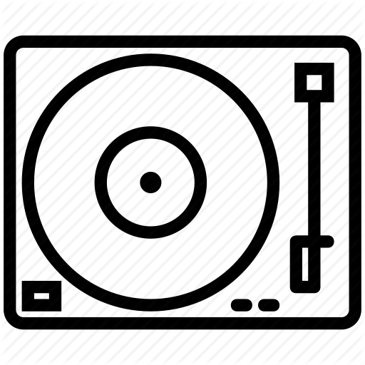 Audio, Dj, Lp, Mix, Music, Record, Recording, Sound, Turntable Icon