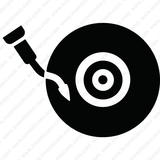 Download Music,player,record,turntable,vinil Icon Inventicons