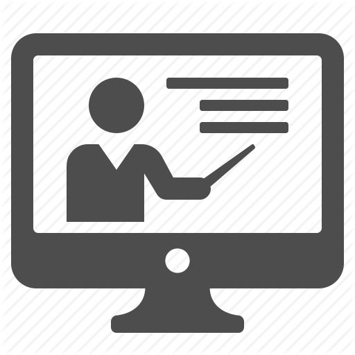 Classes, Computer, Education, Online, Screen, Teacher, Tutorial Icon