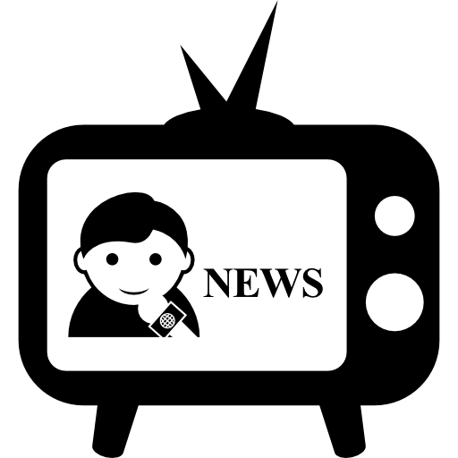 News On Vintage Tv Monitor Screen With Antenna Icons Free Download