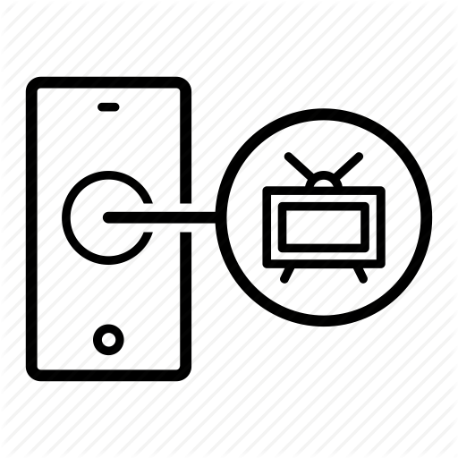 App, Channels, Controls, Mobile, Smart, Smartphone, Tv Icon