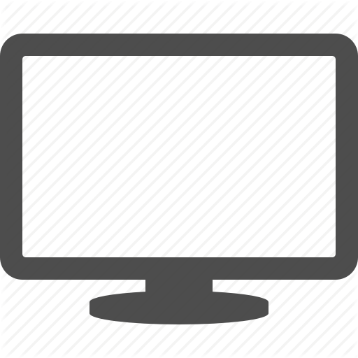 Television Flat Icon Transparent Png Vector