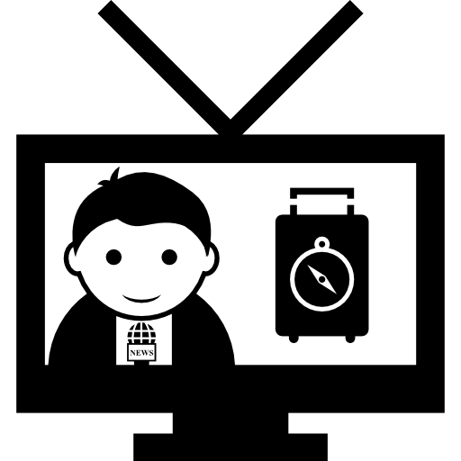 News Reporter On Tv Program