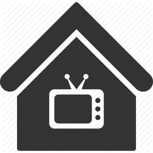 Building, Home, House, Living Room, Real Estate, Television, Tv Icon